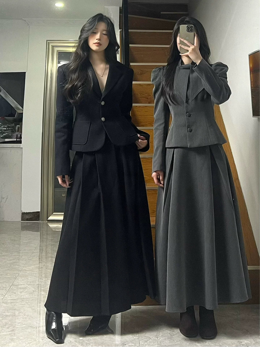 PANPANSTUDIO Minimalist Skinny Wool Set