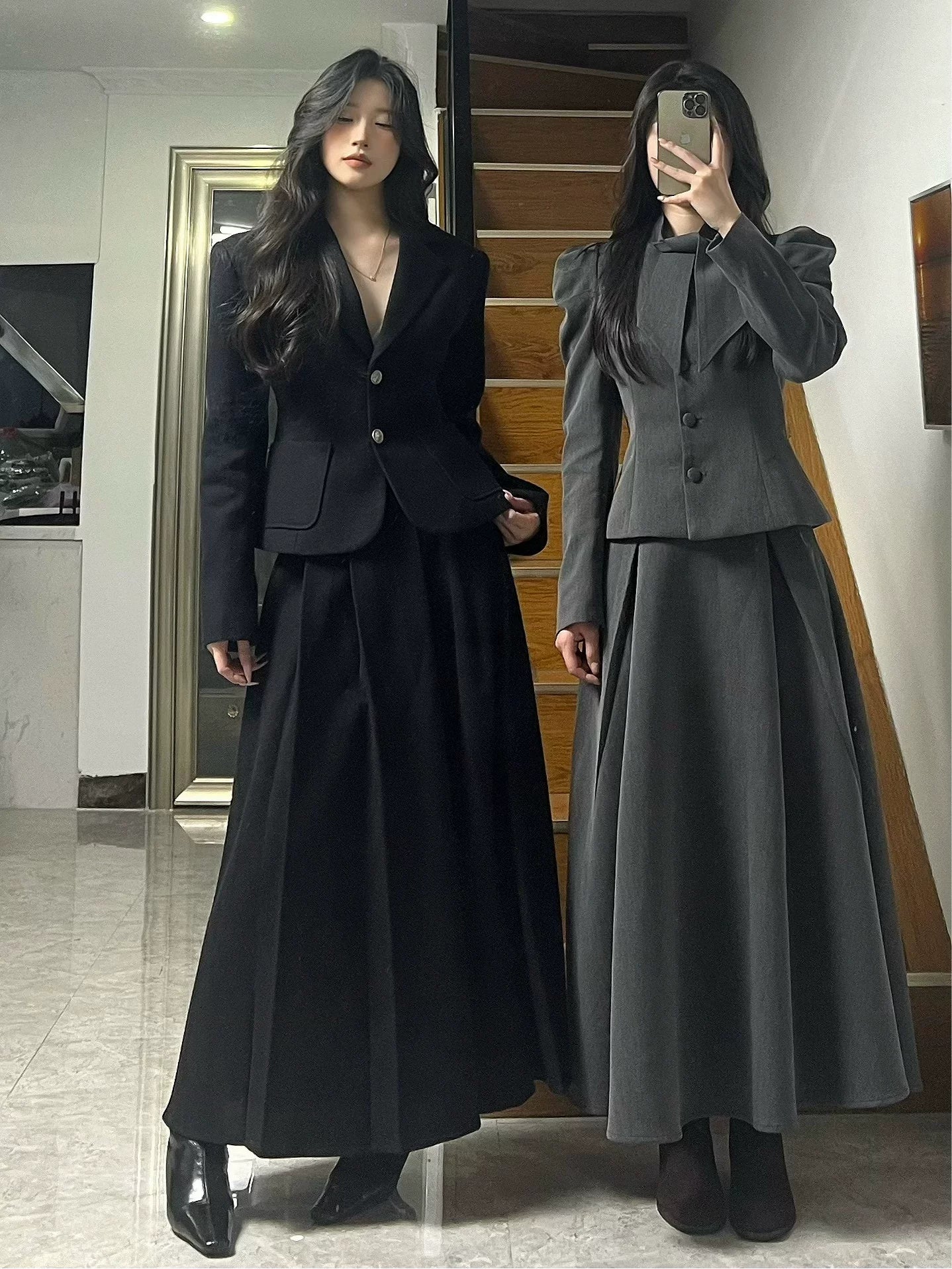 PANPANSTUDIO Minimalist Skinny Wool Set
