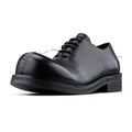 HANQIAORIJI Hand-Stitched Full-Grain Leather Chunky Derby