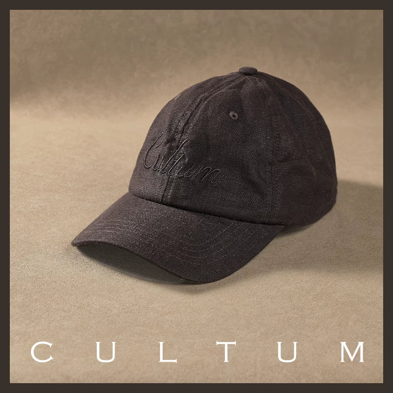 CULTUM French Linen Breathable Baseball Cap