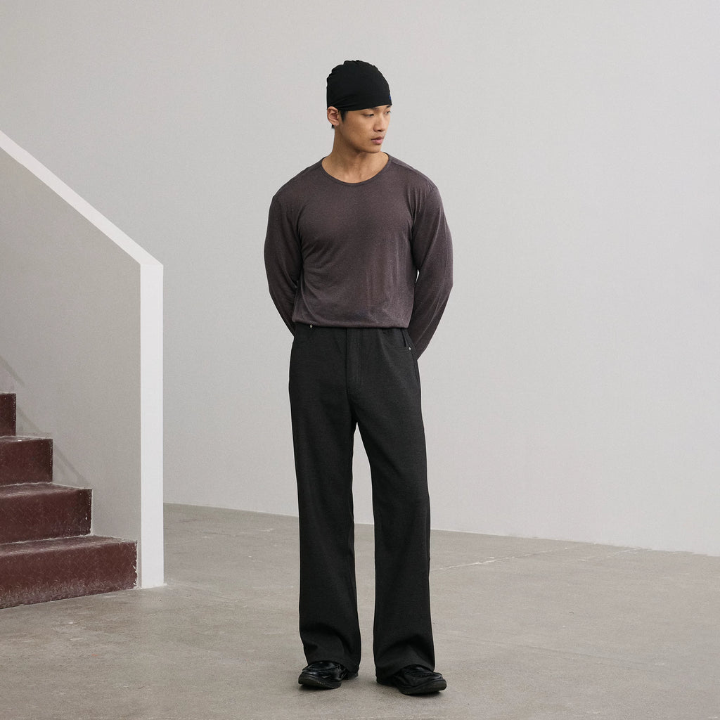 AFTERGLOW 130g Breathable Off-Shoulder Long-Sleeve Tee