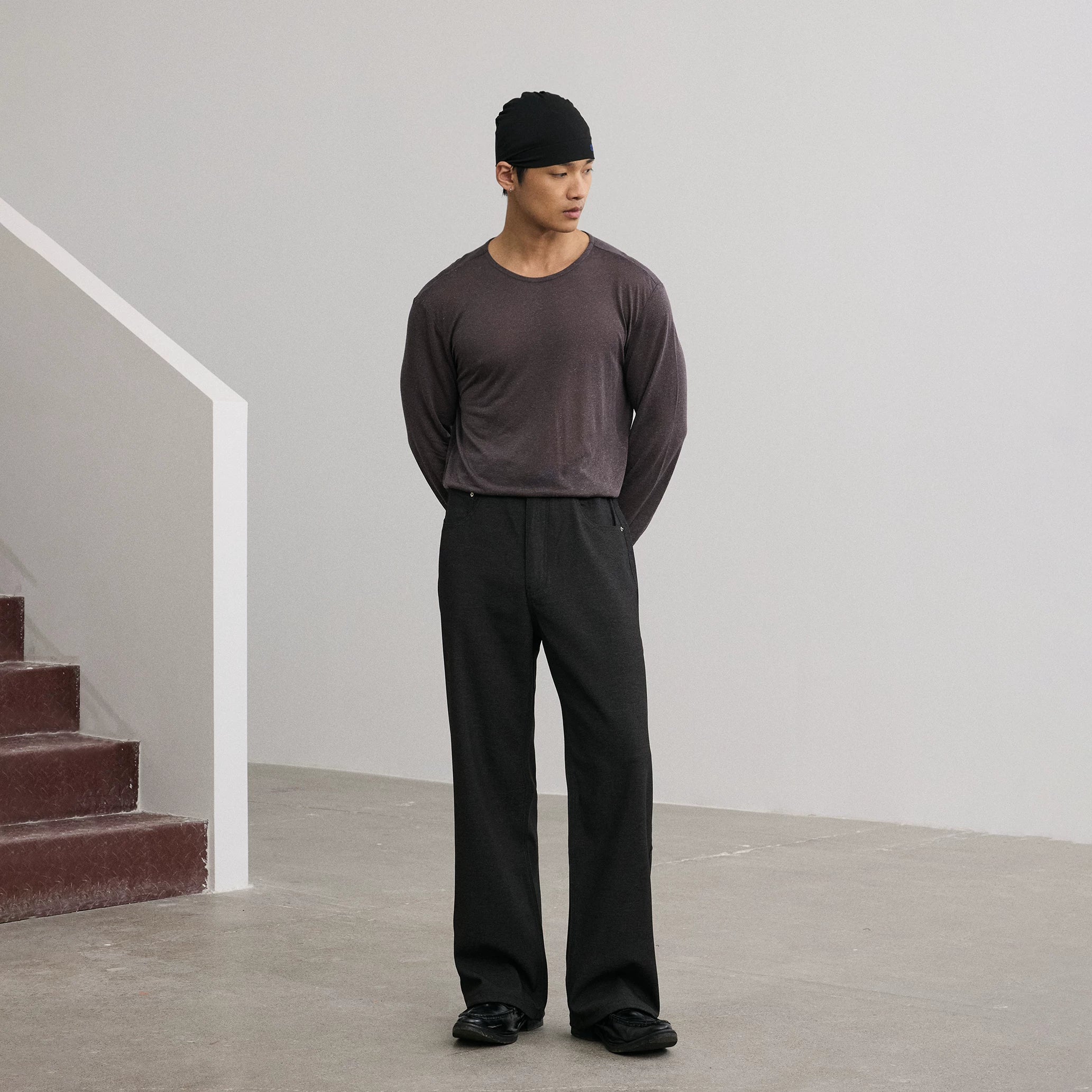 AFTERGLOW 130g Breathable Off-Shoulder Long-Sleeve Tee