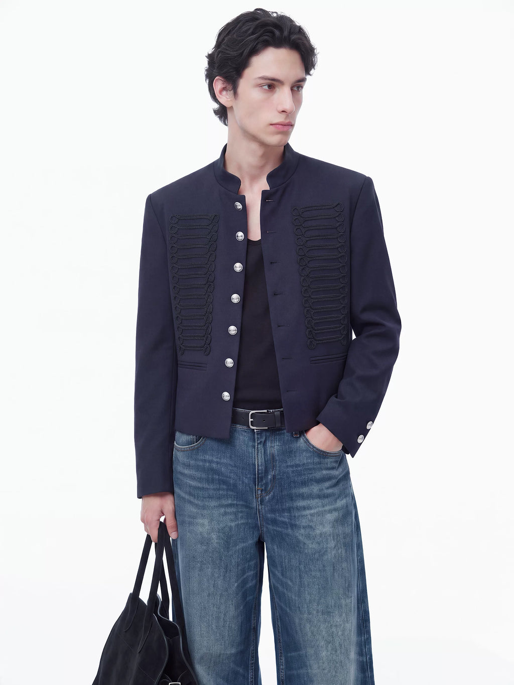 Lost Myself French Regency Stand Collar Padded Jacket