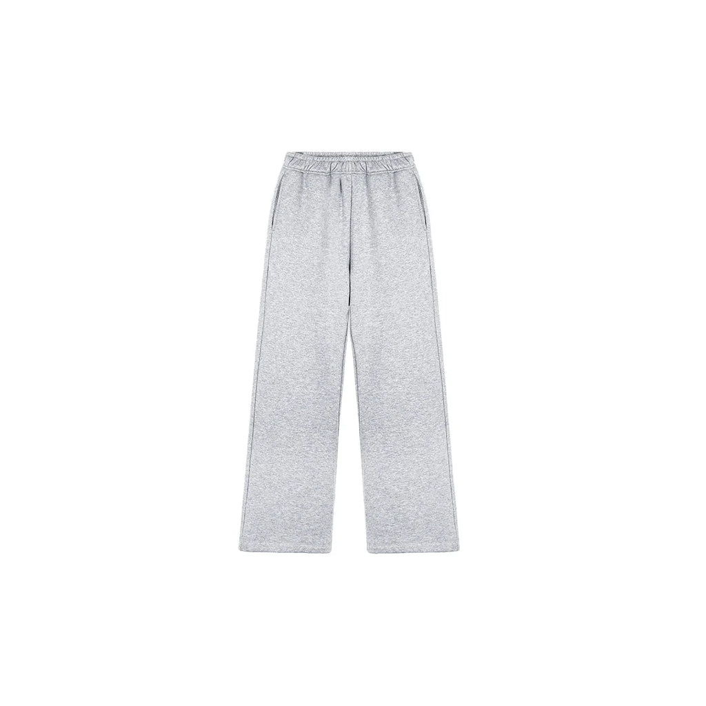 PLUS NO LOGO Thermal Heated Fleece-Lined Straight Sweatpants