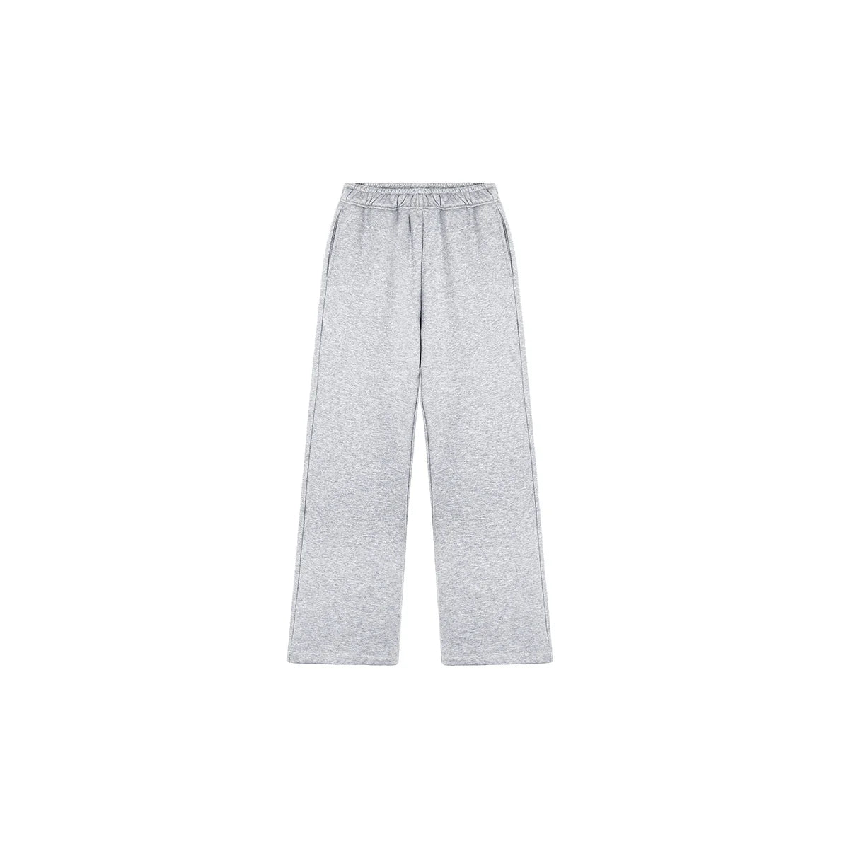 PLUS NO LOGO Thermal Heated Fleece-Lined Straight Sweatpants
