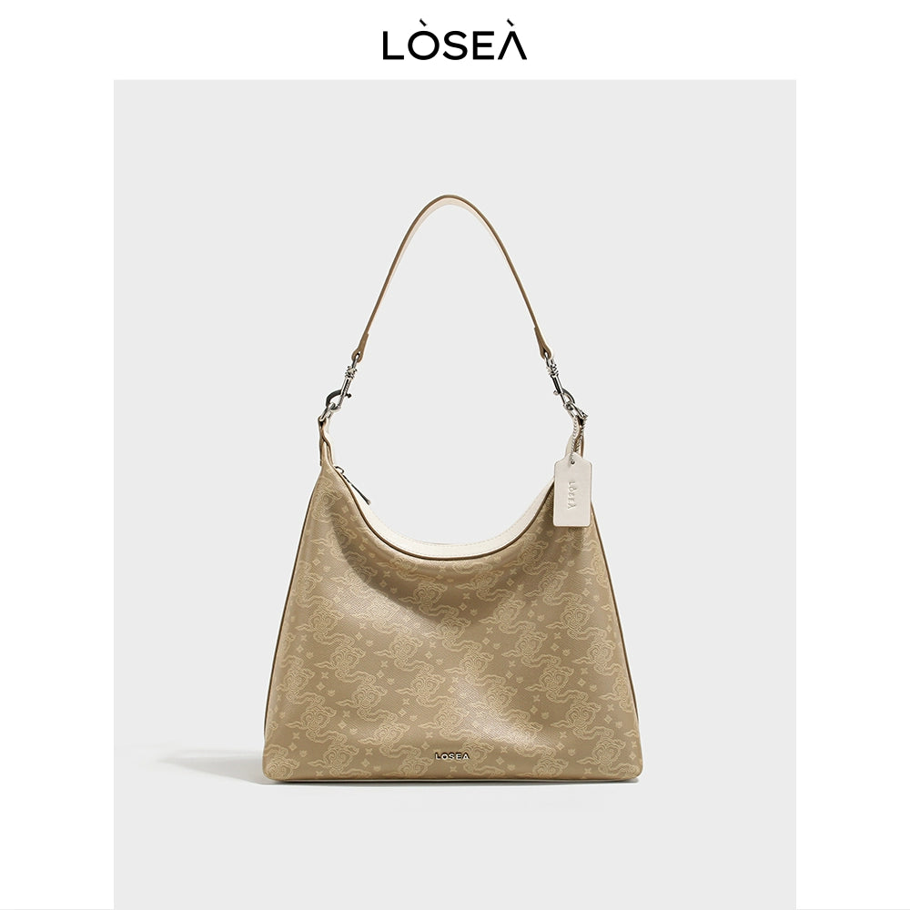 LOSEA Ruyi Moire New Chinese Underarm Bag
