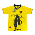 REMAKE Portrait T-Shirt Flower Hip Hop Print Sports Short Sleeve