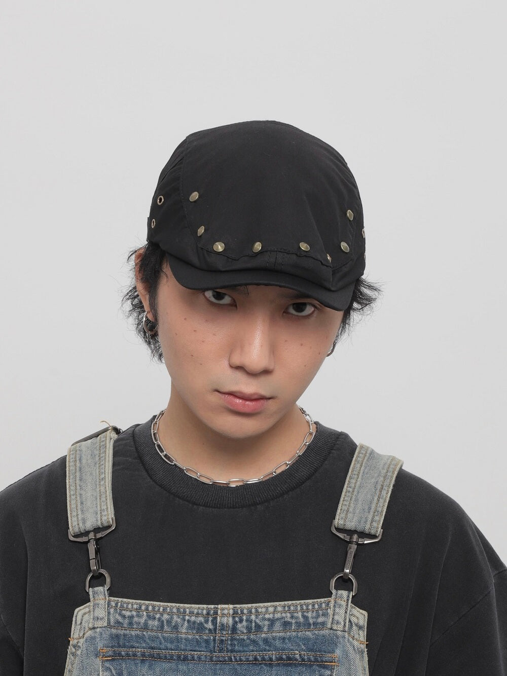 WORLDWIDE Korean Niche Retro Rivet Beret