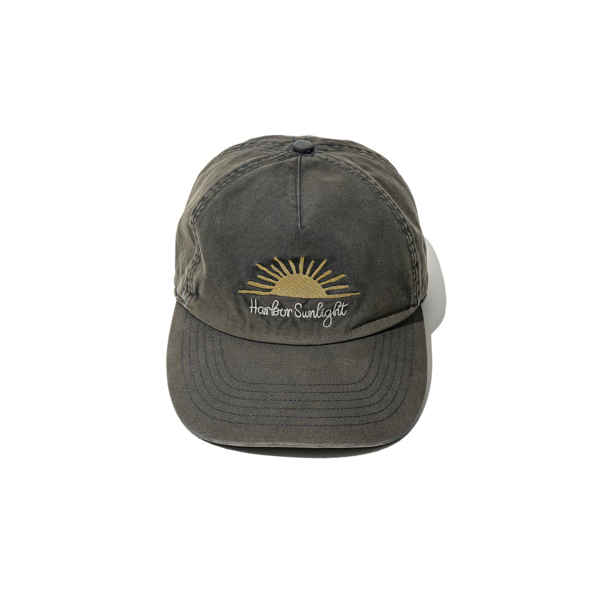 PARTIMENTO Vintage Washed Cotton -Panel Baseball Cap