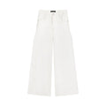COSTUSTOOT Retro Low-Rise Wide-Leg Cotton Twill Pants