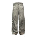 JCAESAR Distressed Washed Relaxed Flare Jeans