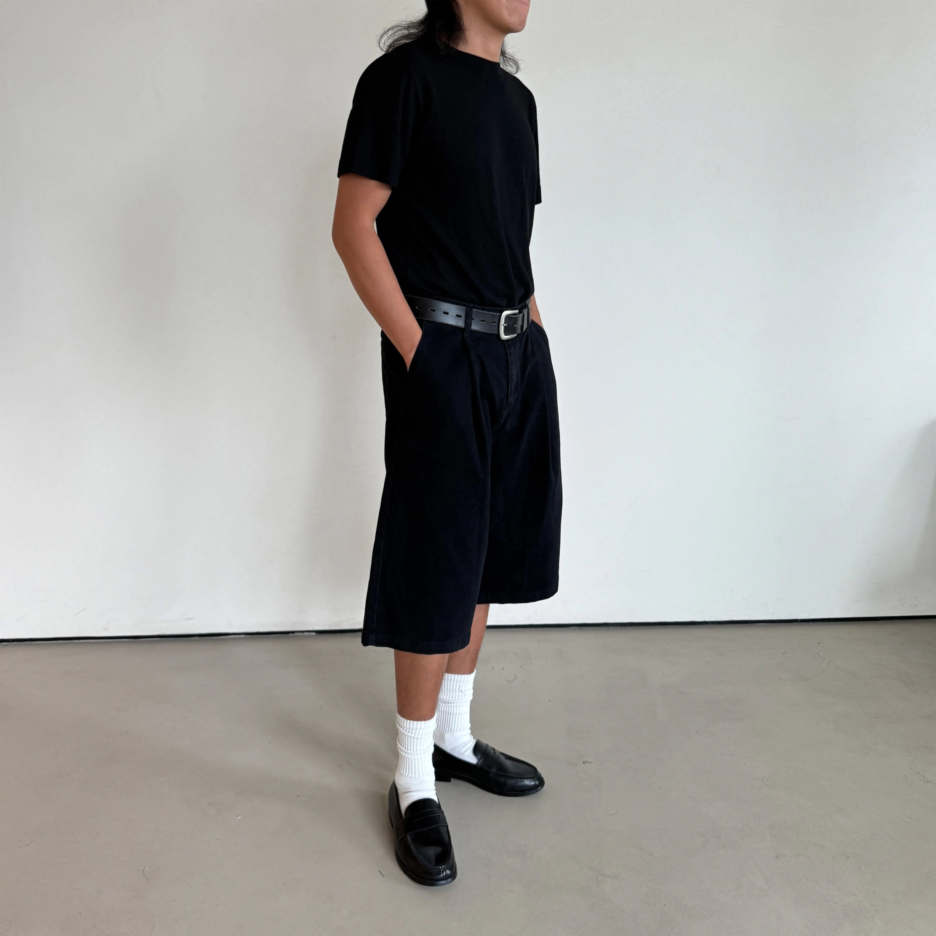 Anniehall Make Old Dyed Casual Shorts