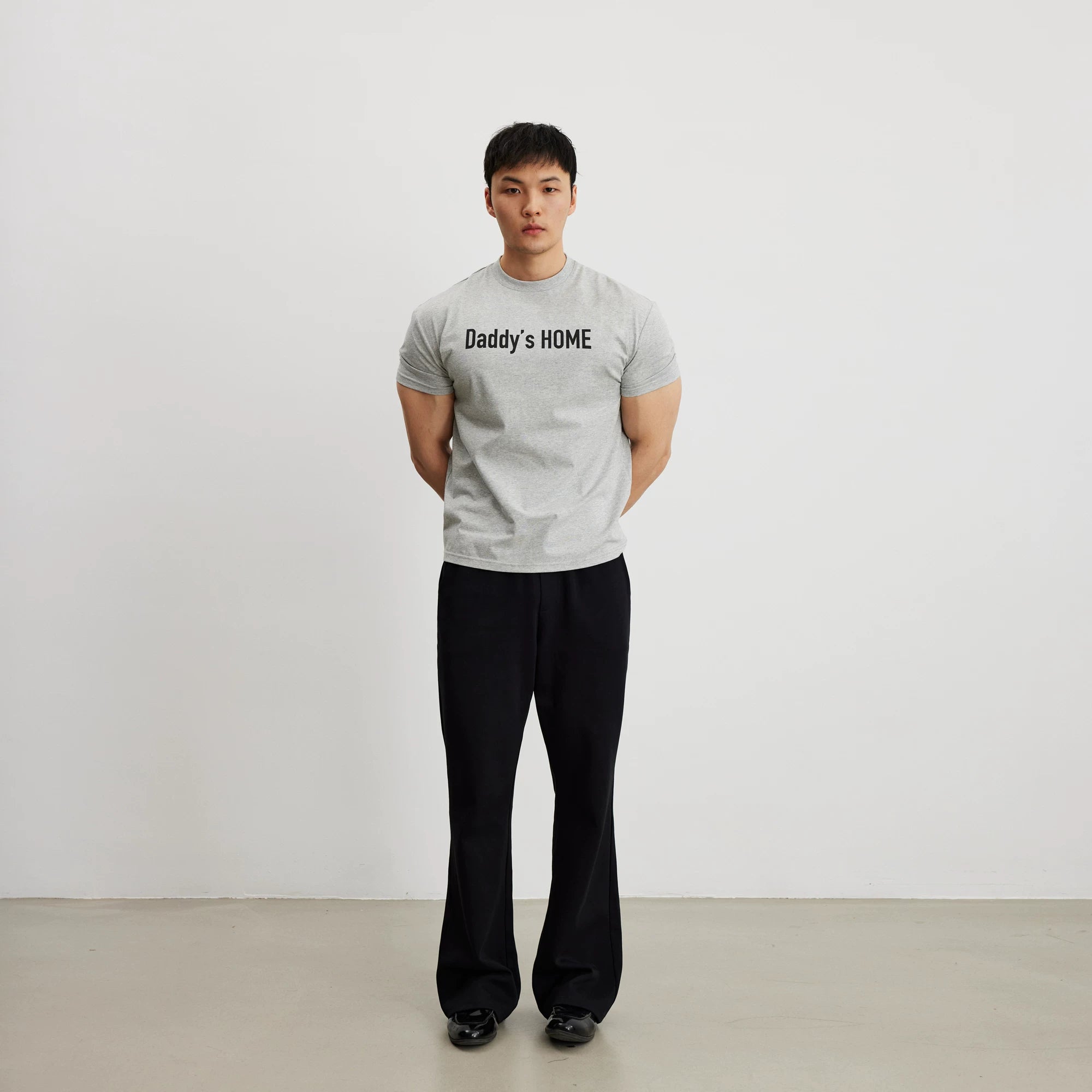 AFTERGLOW Cool Slogan Printed Slim Tee