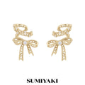 SUMIYAKI Lace Bow Ear Cuffs