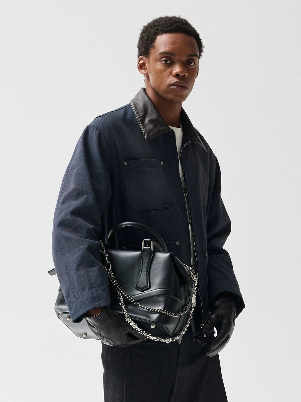 Azure Lisseur Short Old Pocket Tooling Jacket