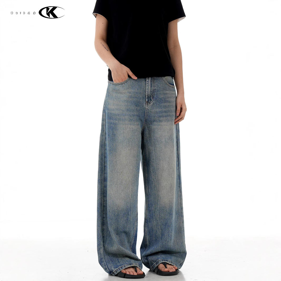 11KN Retro Loose Straight Jeans