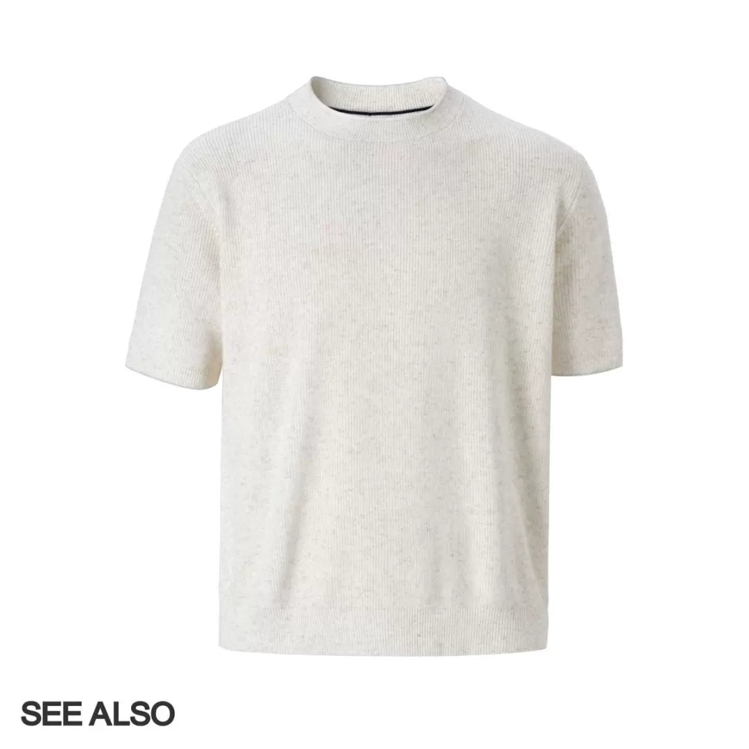 SEE ALSO Tencel Linen Blend Breathable Crew Neck Tee