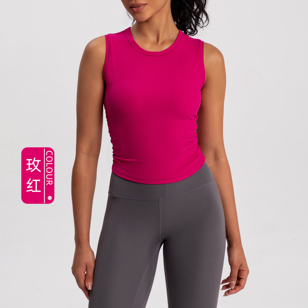 Athena Lulu Pleated Sports Naked Fitness Yoga Suit