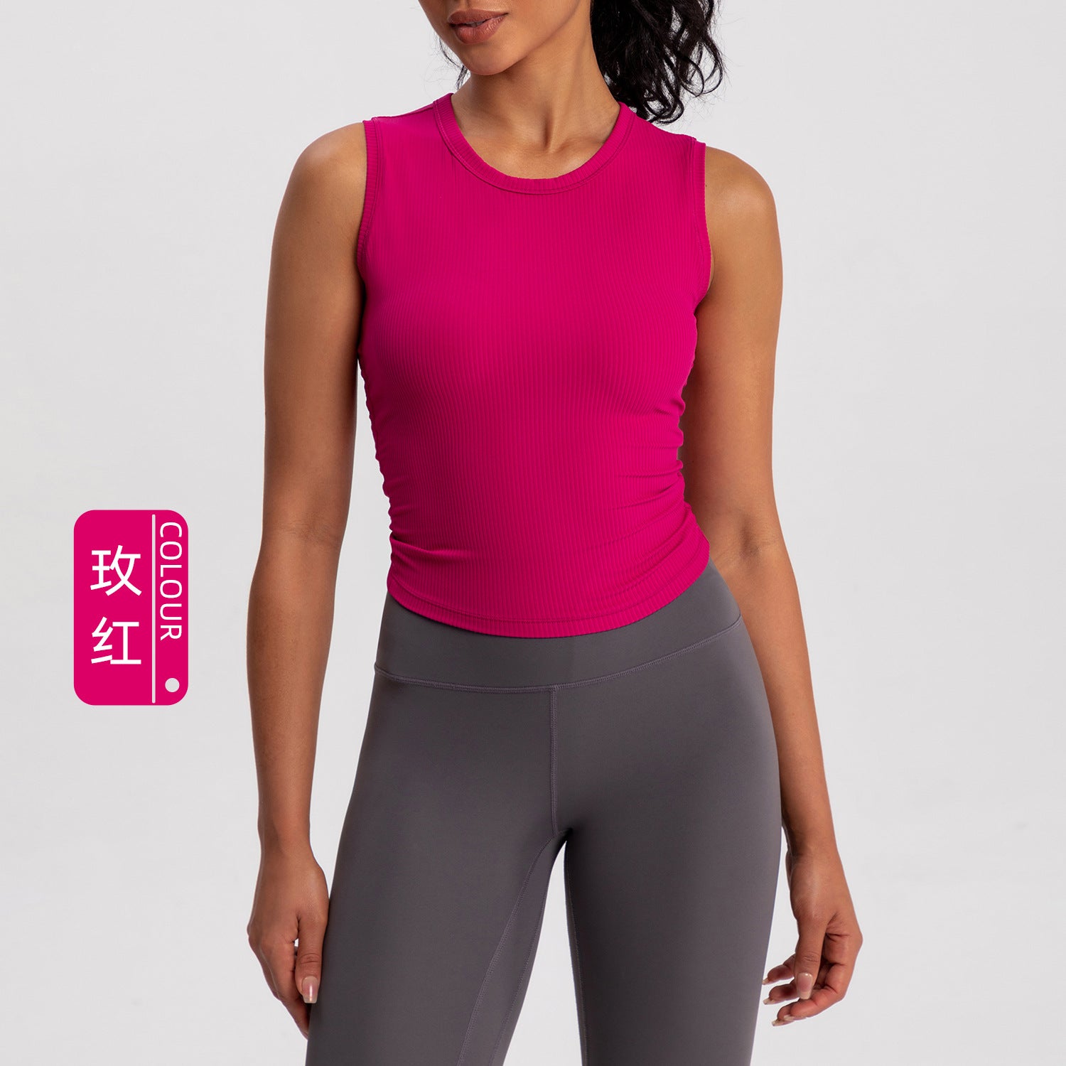 Athena Lulu Pleated Sports Naked Fitness Yoga Suit