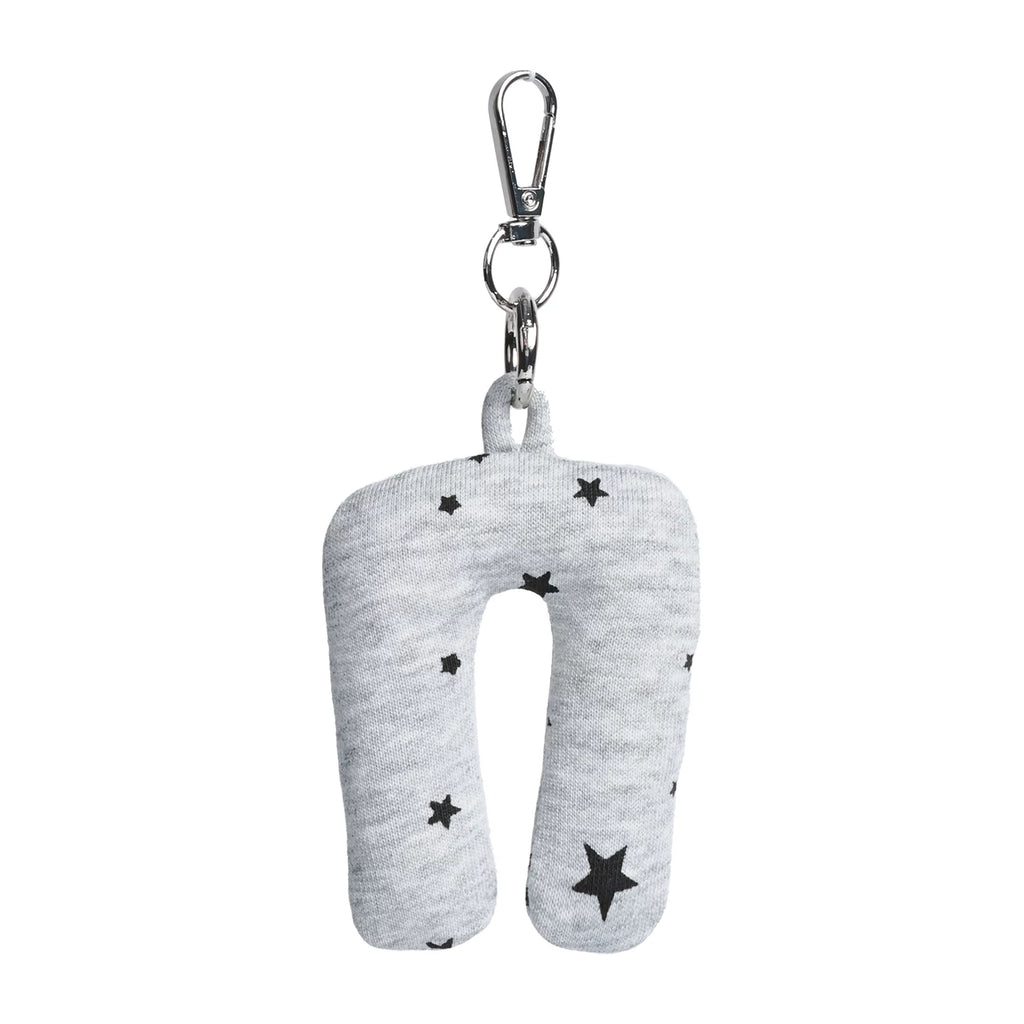 Unique blue Faux Leather Letter Pendant Backpack Charm