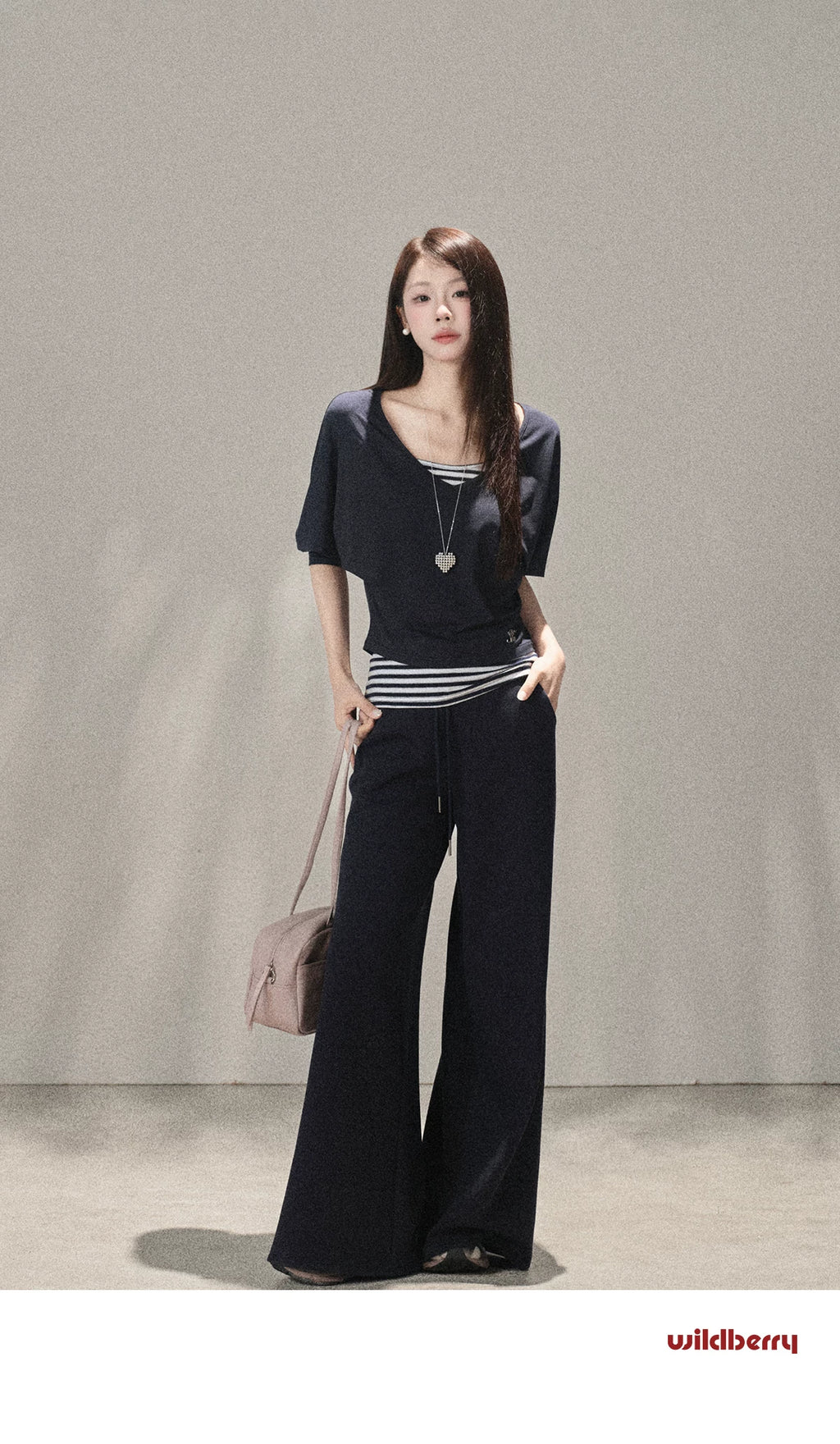 Wildberry Casual Relaxed Fashion Temperament Three-piece Set