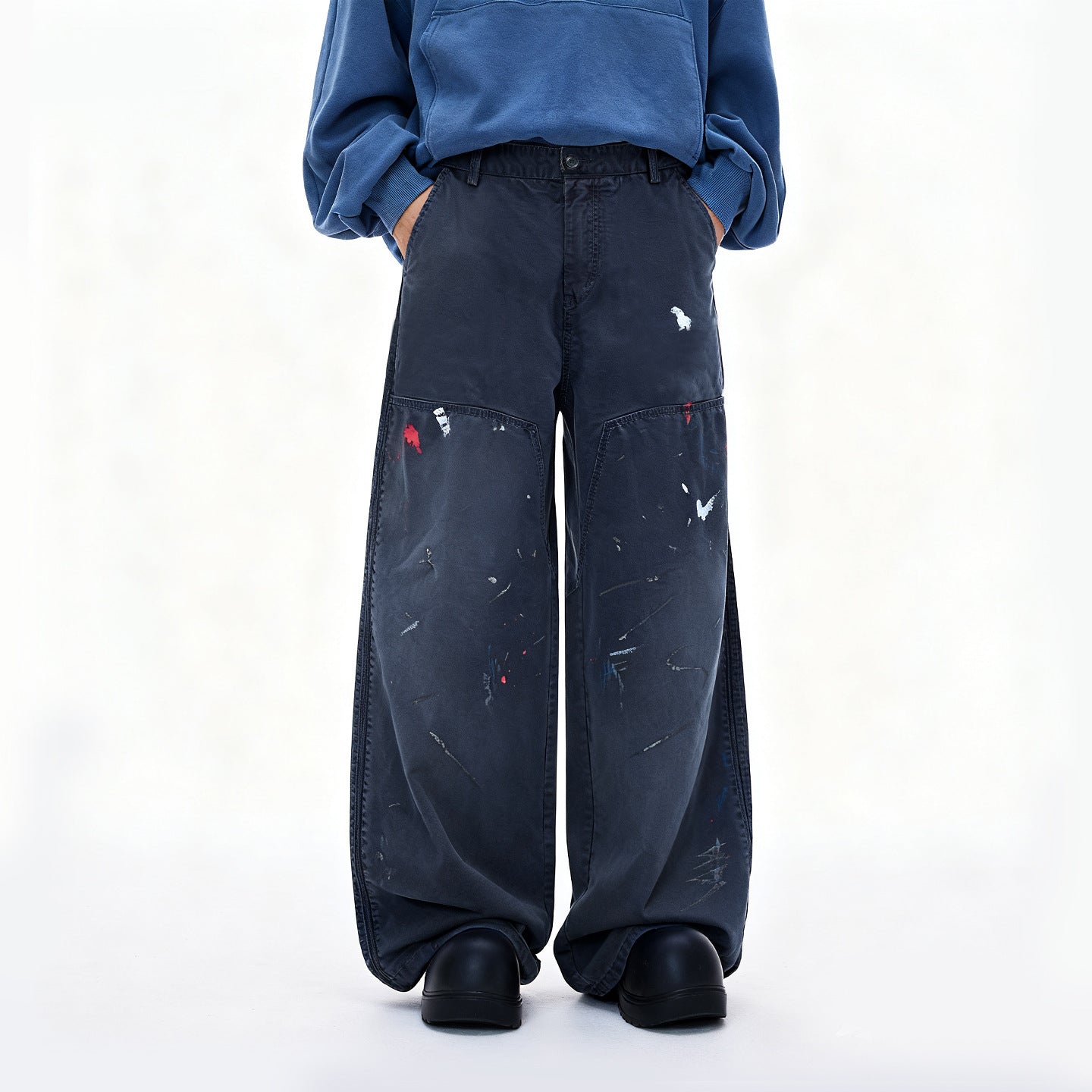Inflation Hand-painted Retro Tooling Slacks
