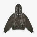 FTS Vintage Casual Ripped Hooded Sweater