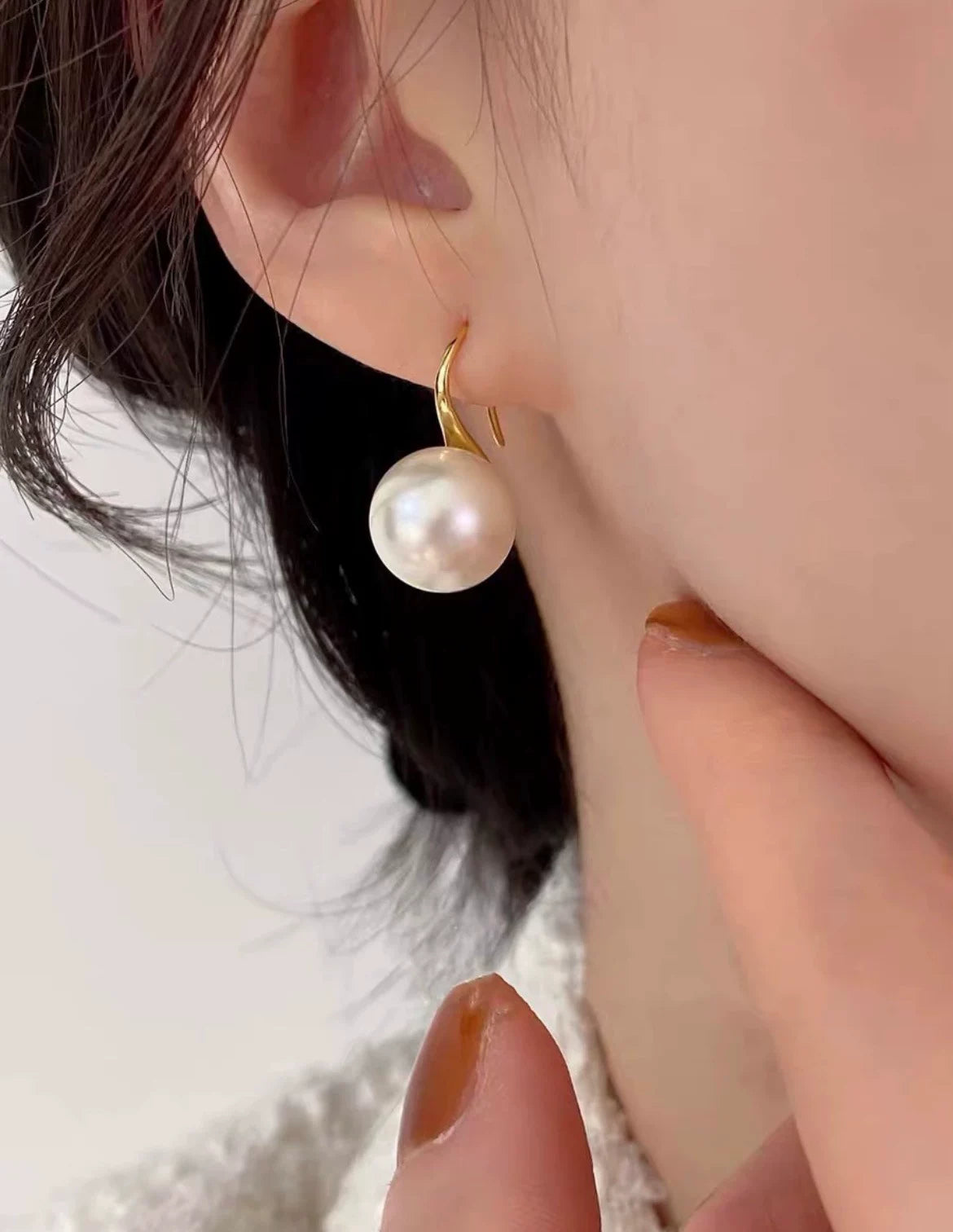 LIDAYE Pearl Multi-Style Earrings & Ear Cuffs
