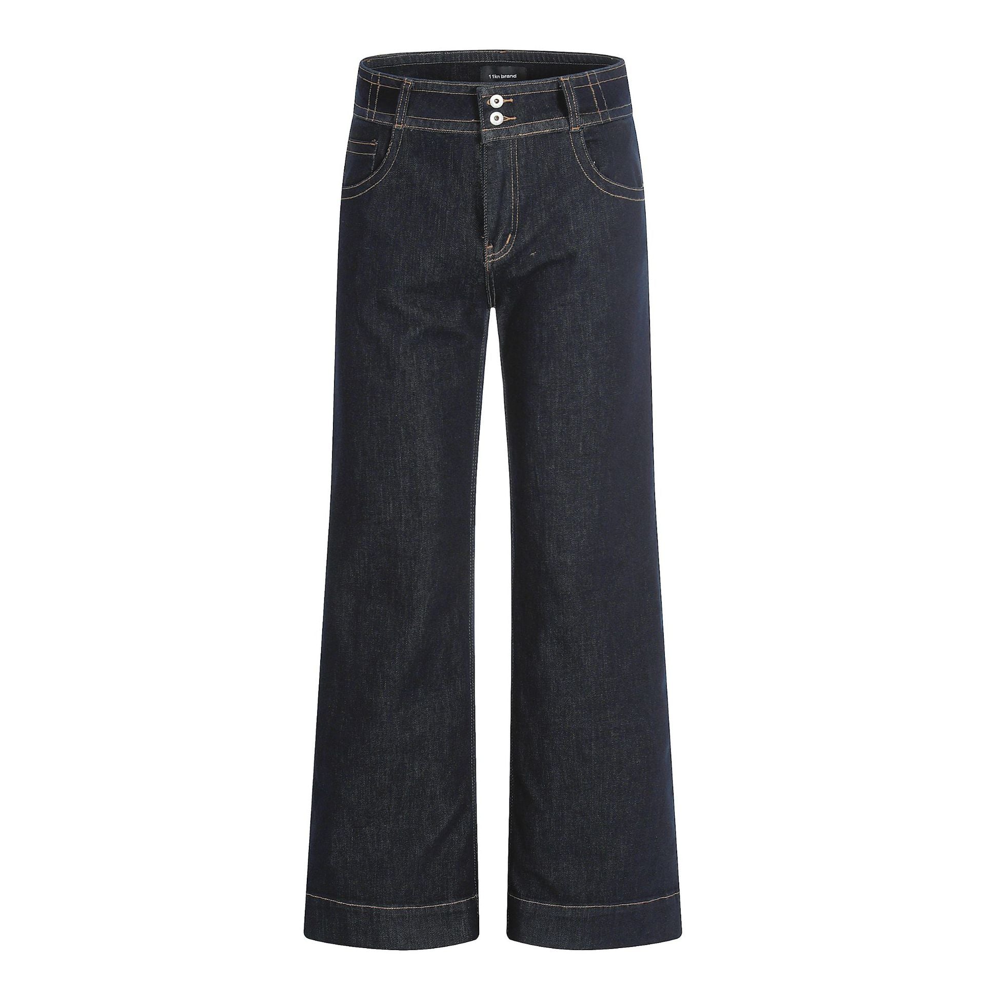 11KN Retro Slim-fit Three-dimensional Slim Casual Jeans