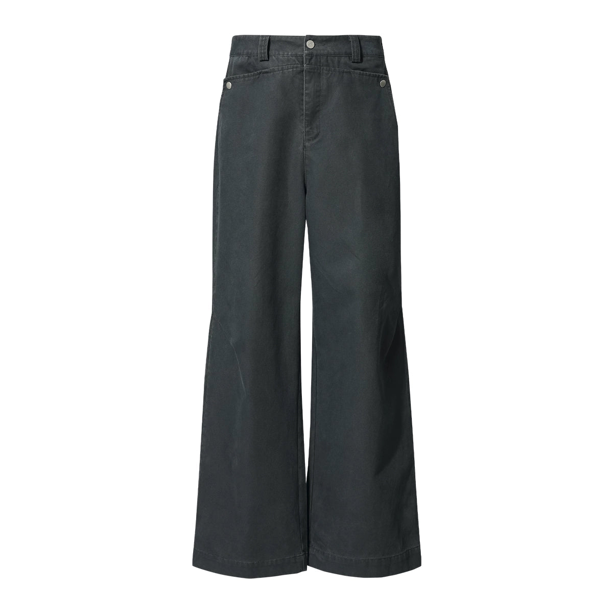 FUNKYFUN Bead Sail Wide-leg Straight Tooling Slacks