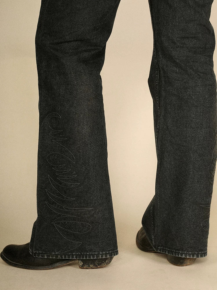 Mbbcar Western Series 13.6oz Flared Jeans