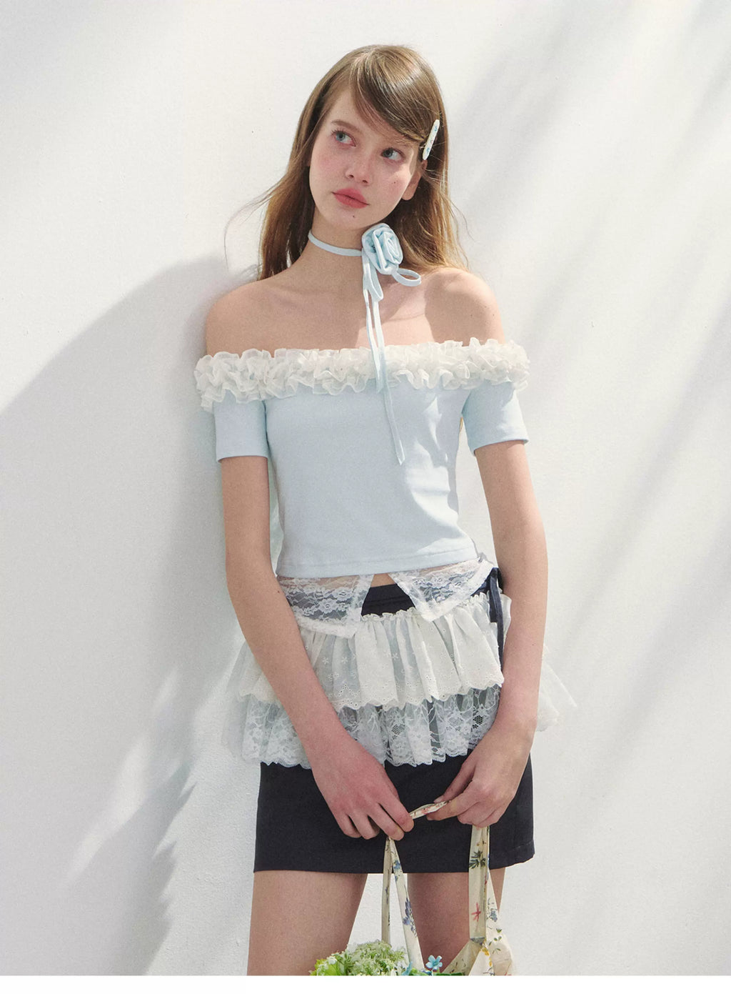 SunsetPark Retro Fake Two-piece Versatile Skirt