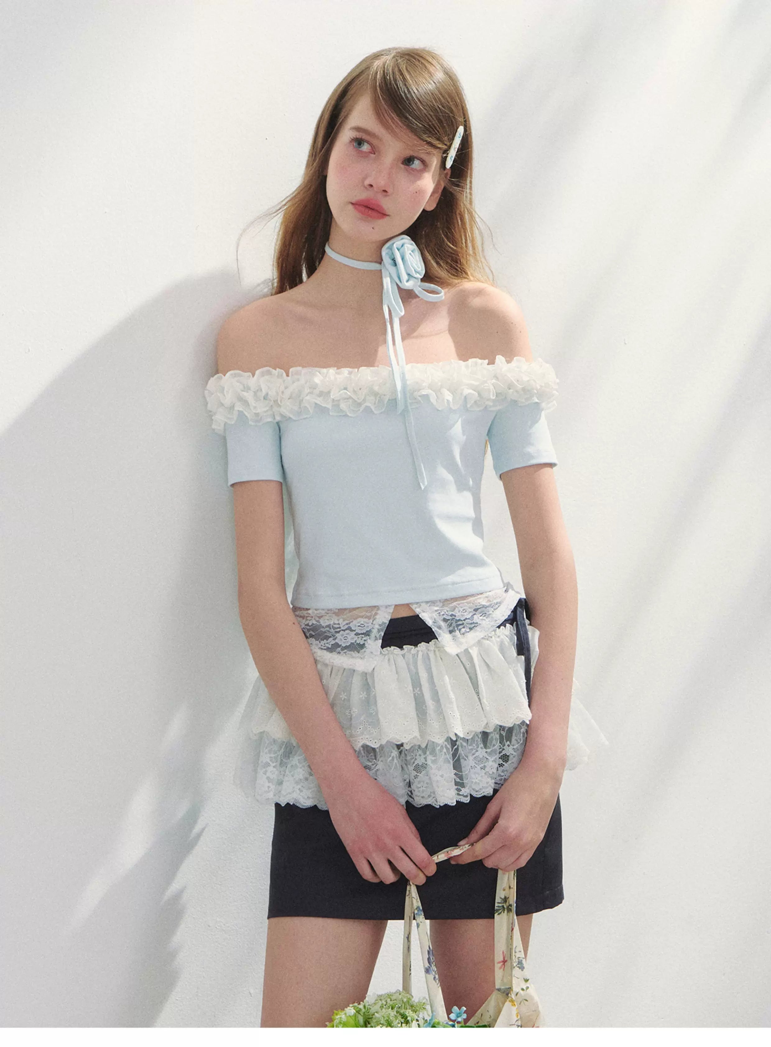 SunsetPark Retro Fake Two-piece Versatile Skirt