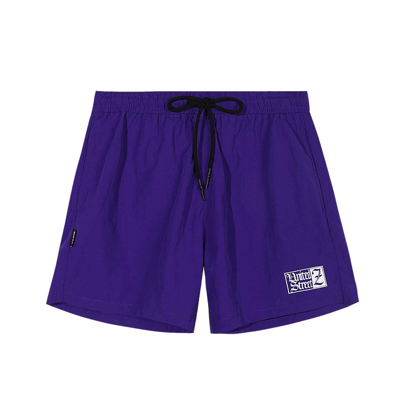 UNITED STREETZ Quick-Dry Slim Fit Mid-Rise Athletic Shorts