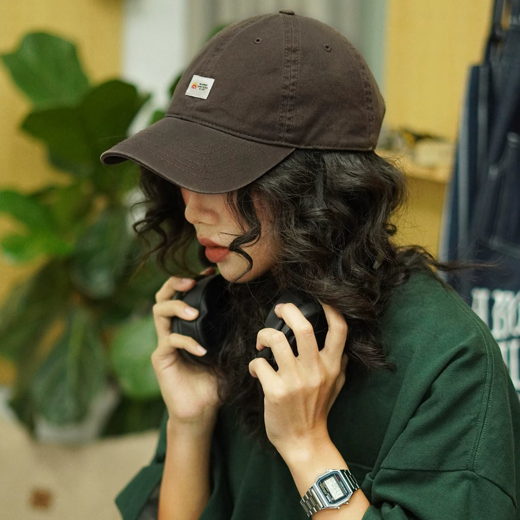 THE HOBOO Japanese Small Label Cap