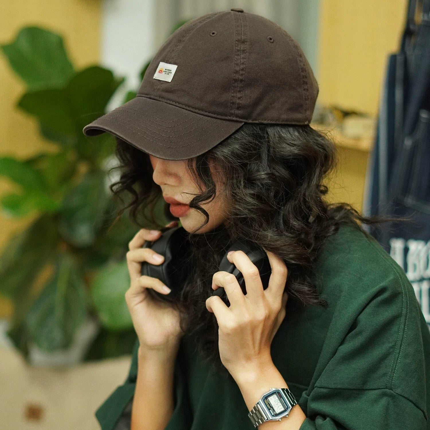 THE HOBOO Japanese Small Label Cap