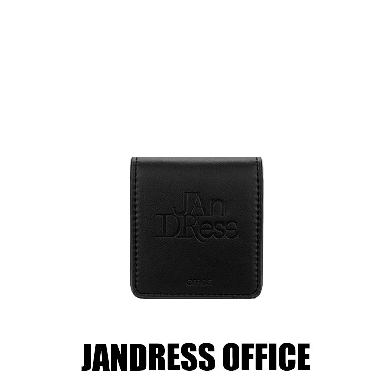 JANDRESS Zip-Top Faux Leather Chain Crossbody Bag