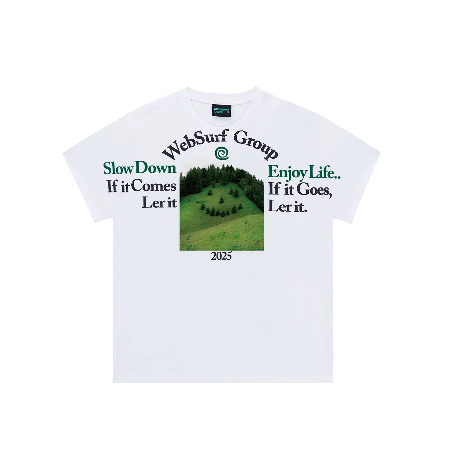WebSurfGroup Couple Cotton Print Front Shoulder Short Sleeve Tee
