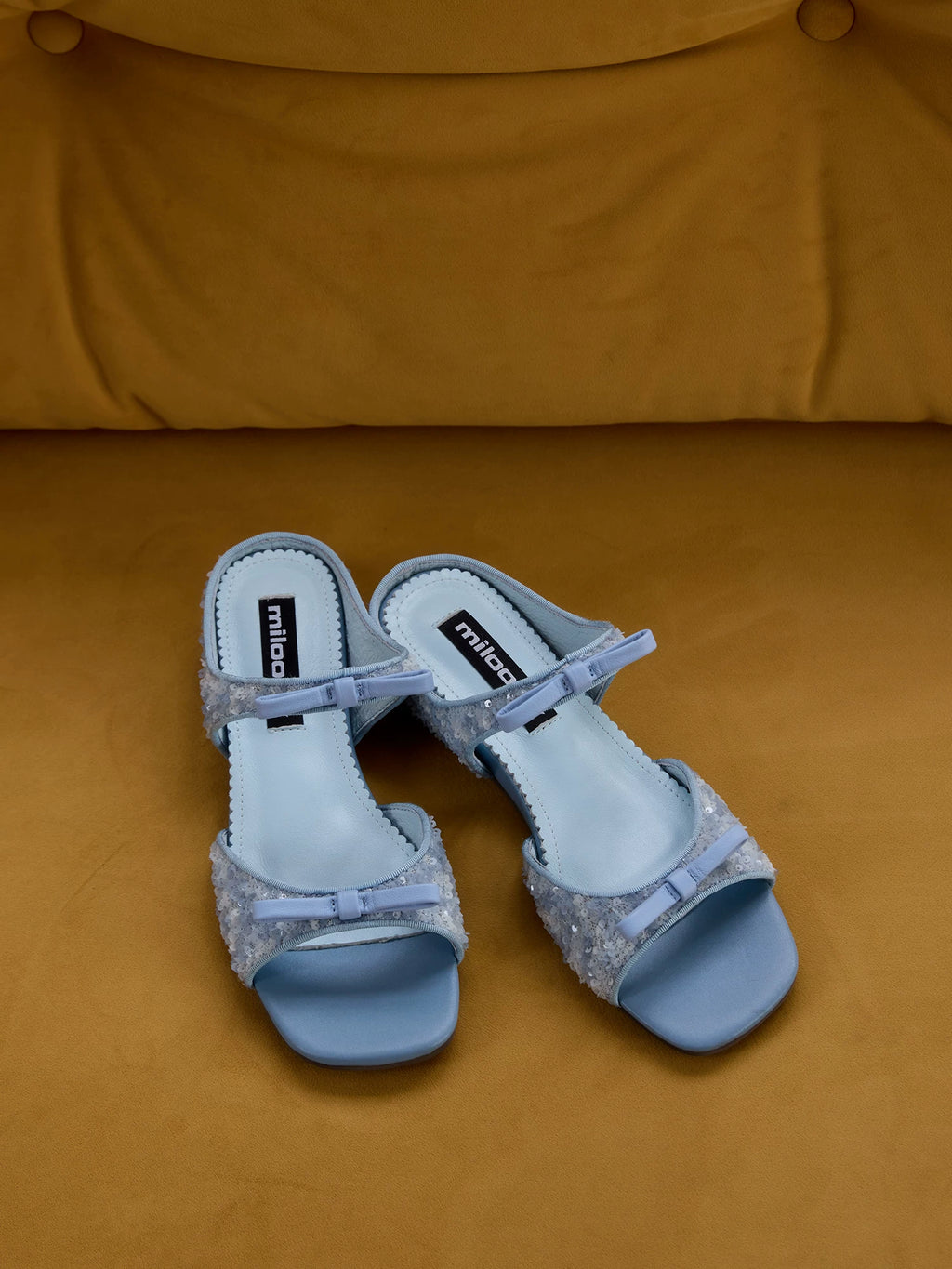 MILOOEY Leather Open-Toe Wedge Platform Sandal