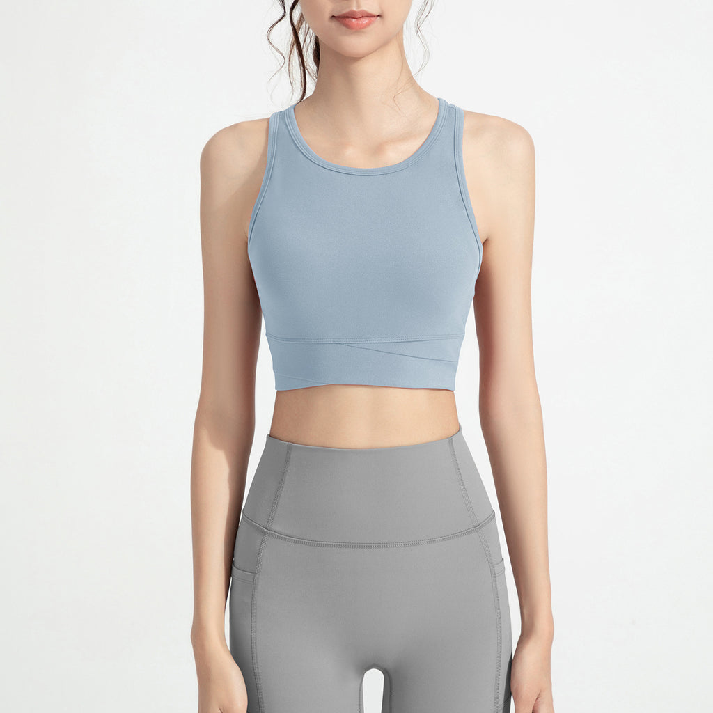 ATHENA LULU High Support Seamless Strappy Back Sports Bra