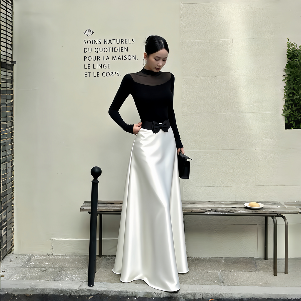 Instunning Mesh Temperament Fashion Two-piece Set