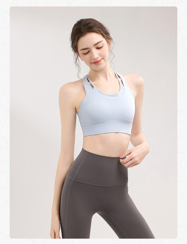 TIANQINGSE Hollow Fake Two-piece Bra Vest