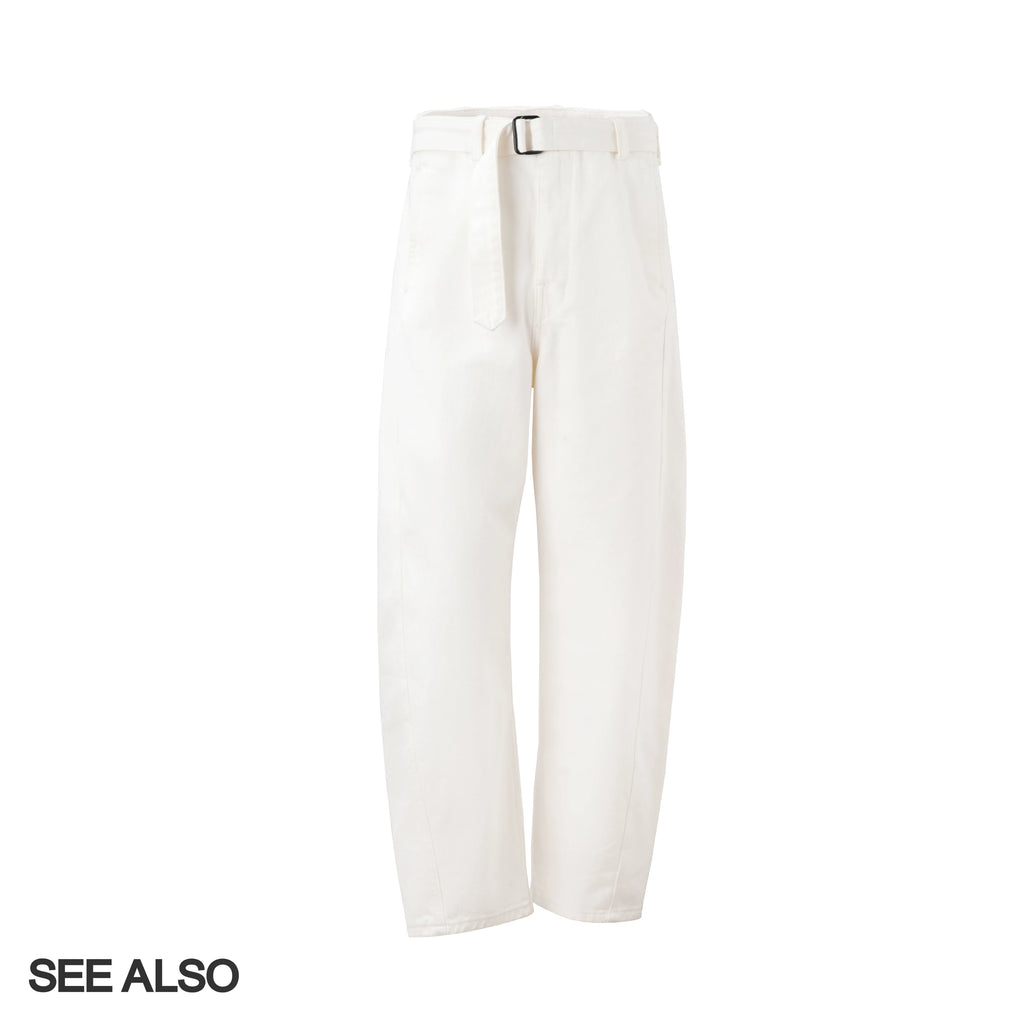 SEE ALSO Mid-Rise Wide-Leg Curved Blade Jeans