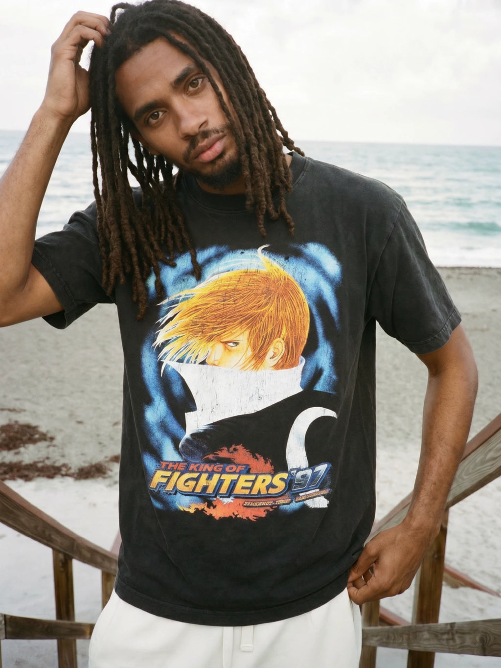COMICTREE King of Fighters Iori 250g Breathable Boxy Tee