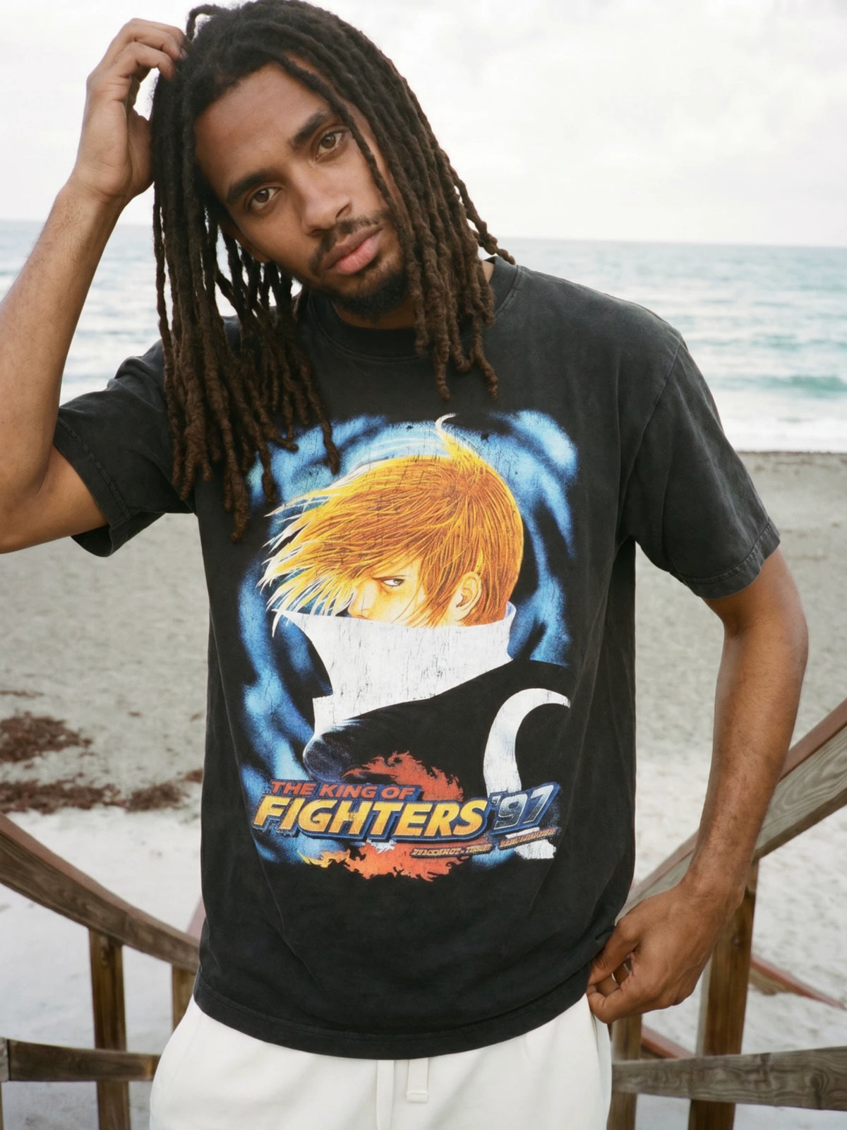 COMICTREE King of Fighters Iori 250g Breathable Boxy Tee