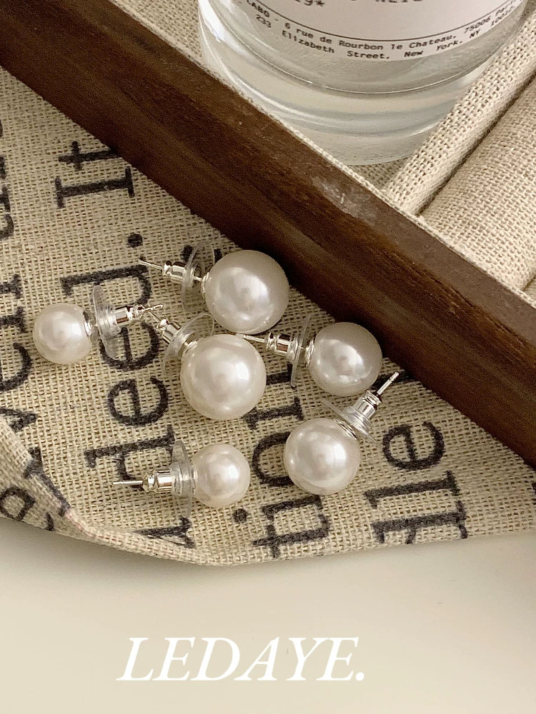 LIDAYE Pearl Multi-Style Earrings & Ear Cuffs