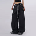 SAMUSAN Loose and Skinny Straight Wide Leg Casual Pants