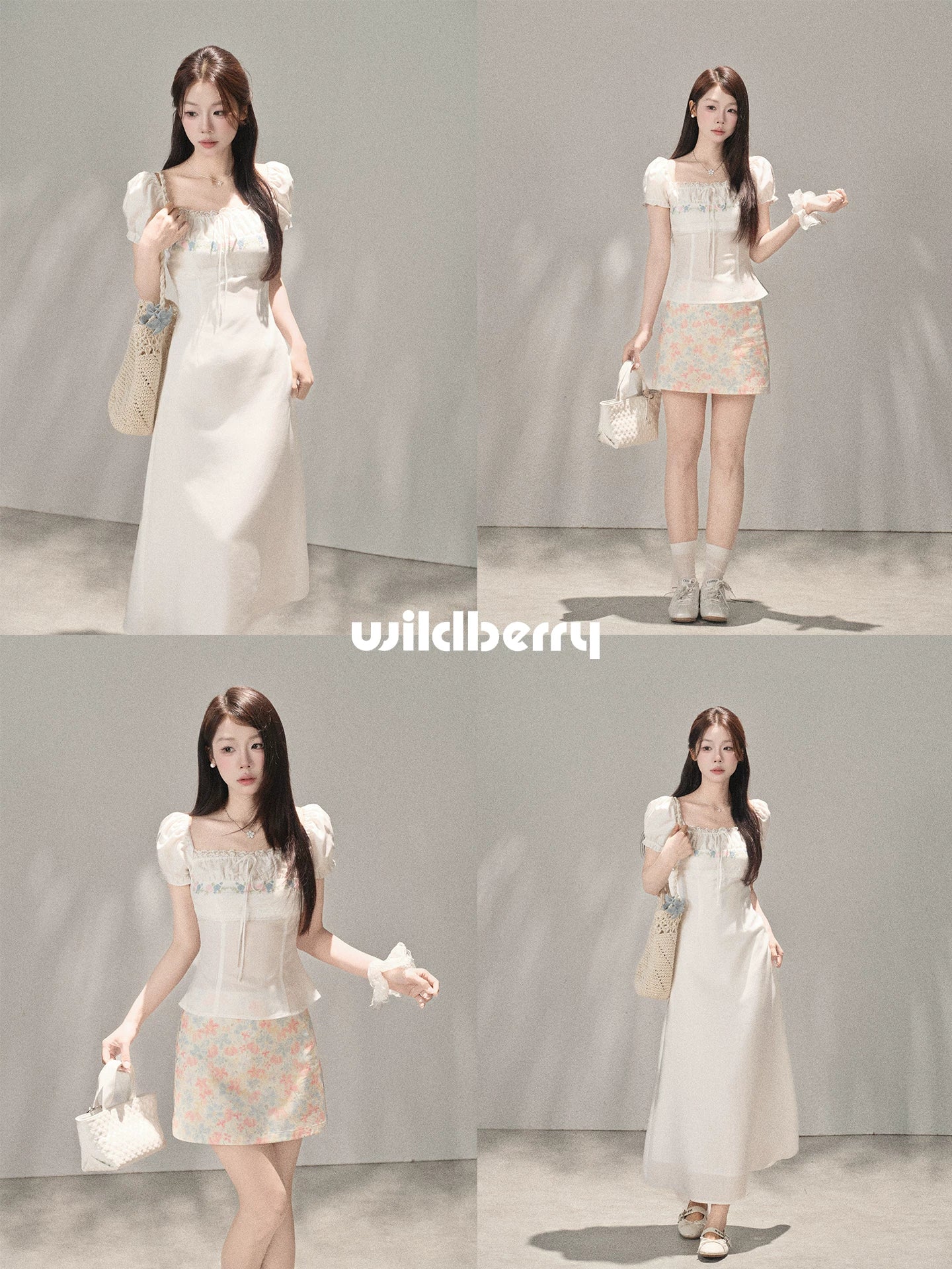 Wildberry Waist Thin Versatile Dress