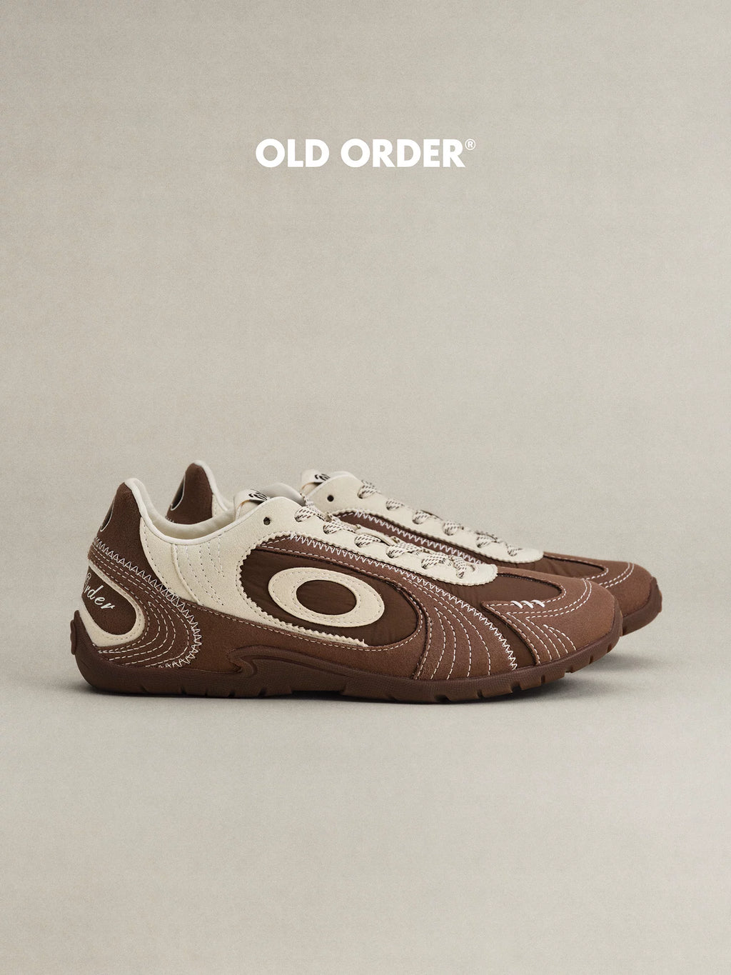 OLD ORDER Leather Lace-Up Sneaker