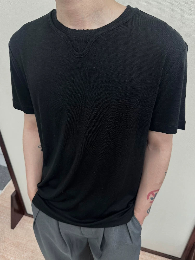 TERRAINCOGNITA U-neck Elastic Lightweight Breathable Tee